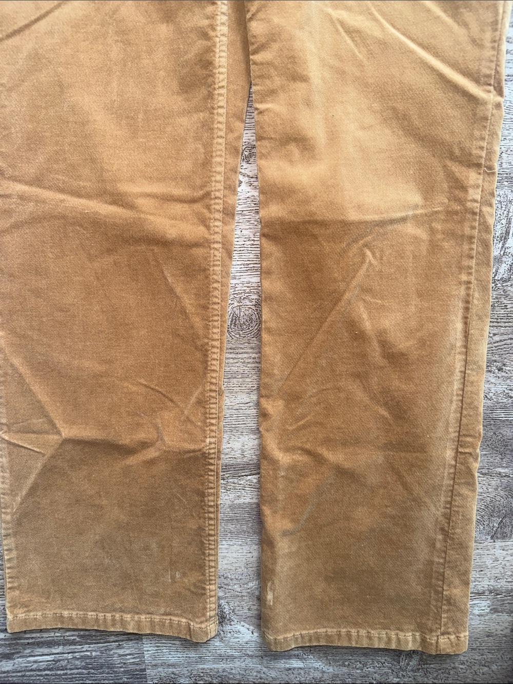 Liz Claiborne Wide-Leg Corduroy Jeans in Camel - Picture 5 of 8